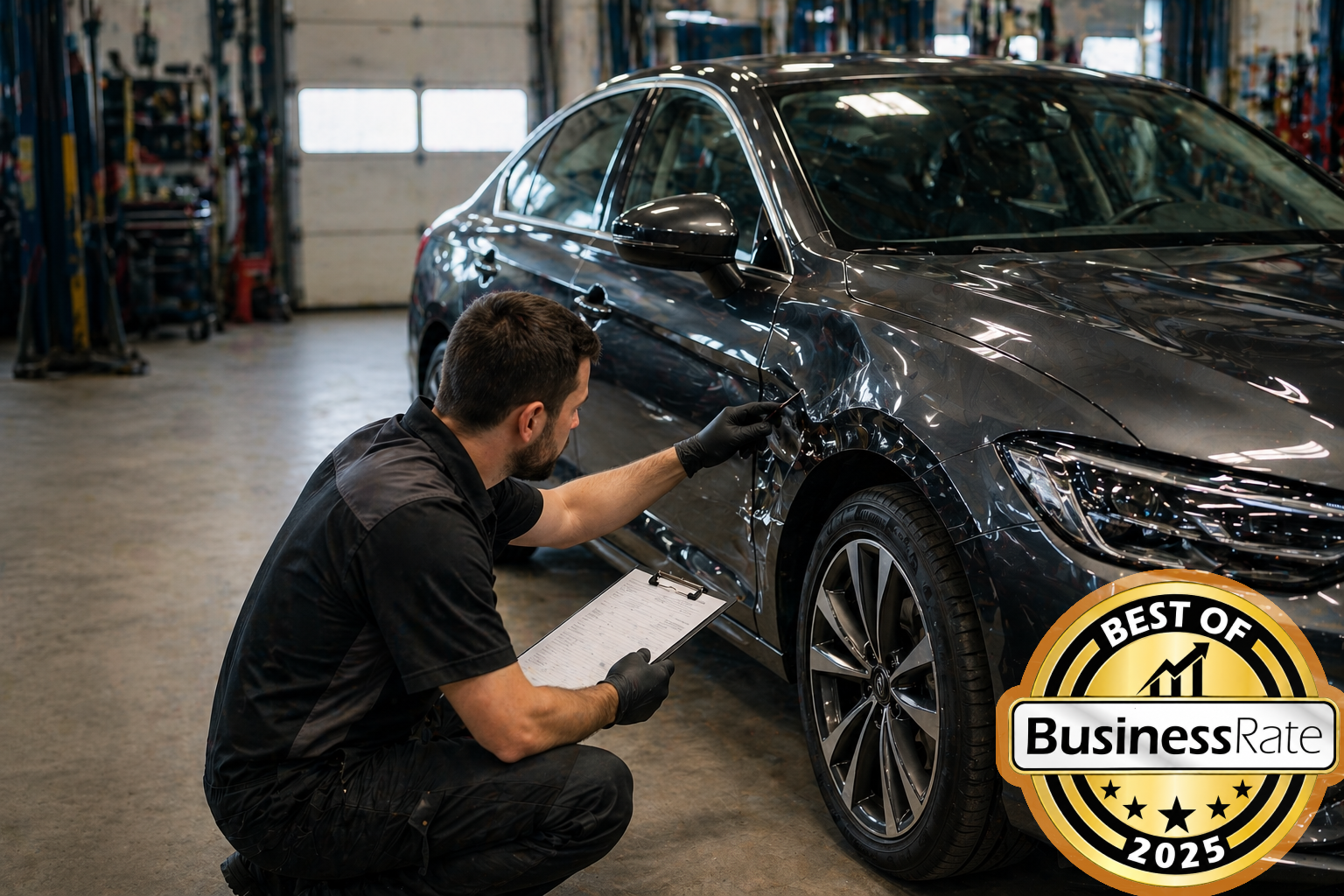 Auto body inspection and repair process